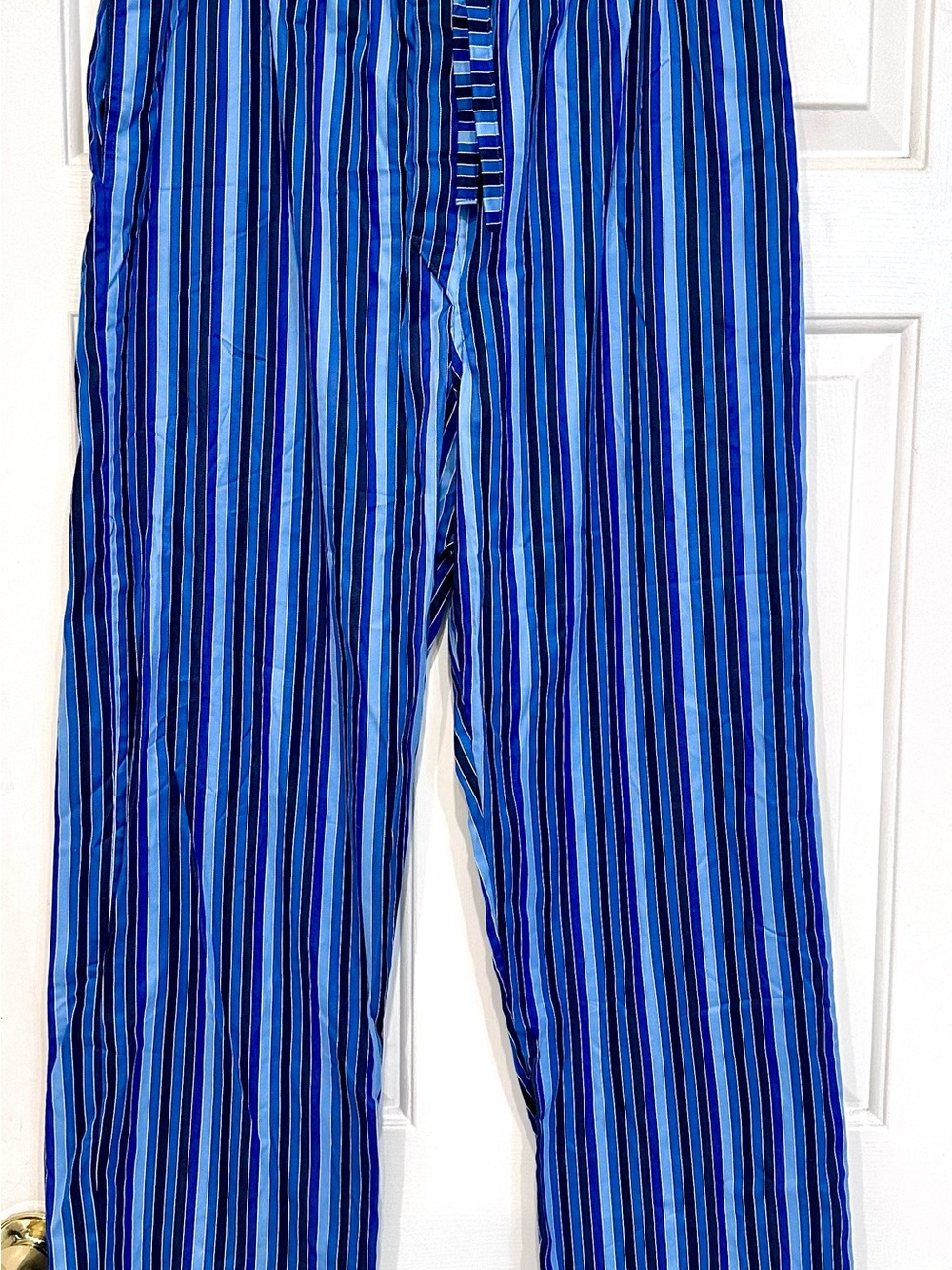 NWT Derek Rose London Striped Lounge Trousers | Size XL